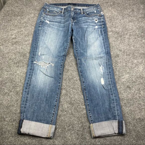 Fidelity Denim - Fidelity light wash rolled ankle denim Jeans Size 30